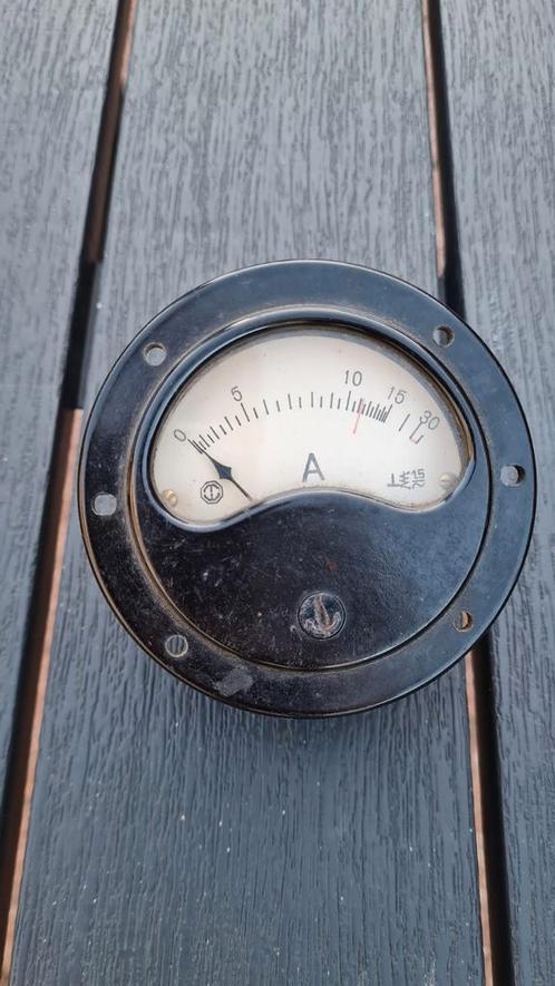 Antieke  Ampèremeter, Antiek en Kunst, Antiek | Gereedschap en Instrumenten, Ophalen of Verzenden