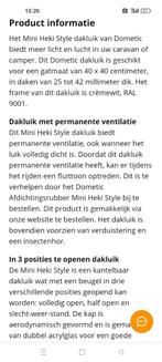 Dakraam domitec (40x40)., Caravans en Kamperen, Ophalen, Gebruikt