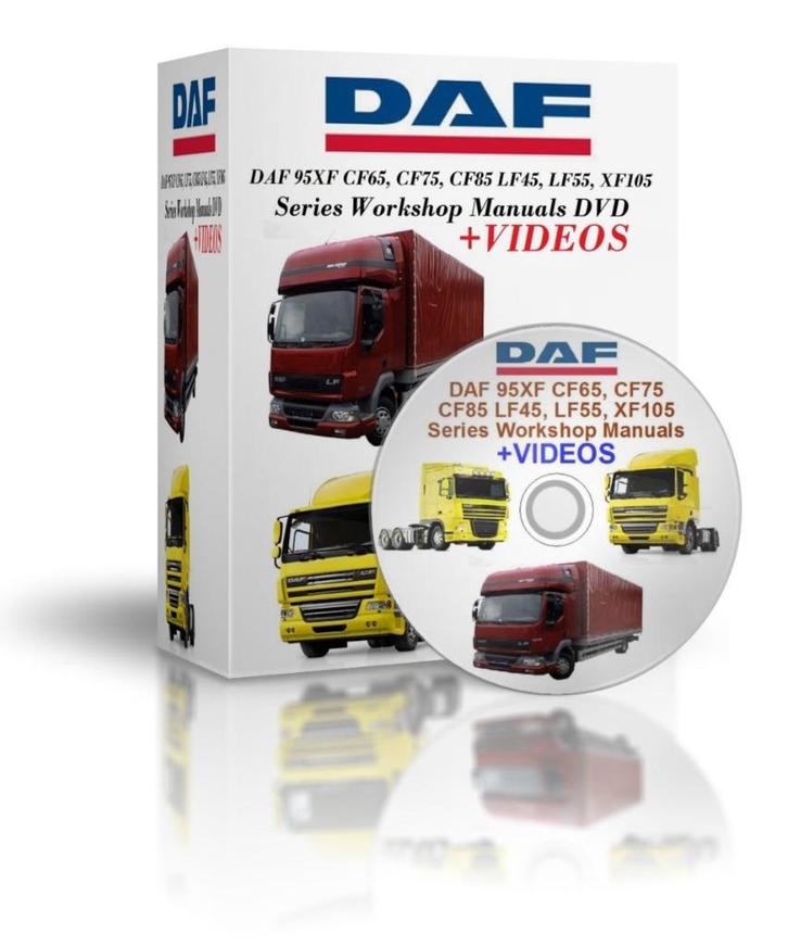 DAF 95XF CF65, CF75, CF85 LF45, LF55, XF105 Serie, Auto diversen, Handleidingen en Instructieboekjes, Ophalen of Verzenden