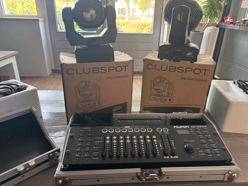 JBSYSTEMS Clubspot Moving Heads + DMX Controller, Muziek en Instrumenten, Licht en Laser, Gebruikt, Licht, Geluidgestuurd, Ophalen of Verzenden