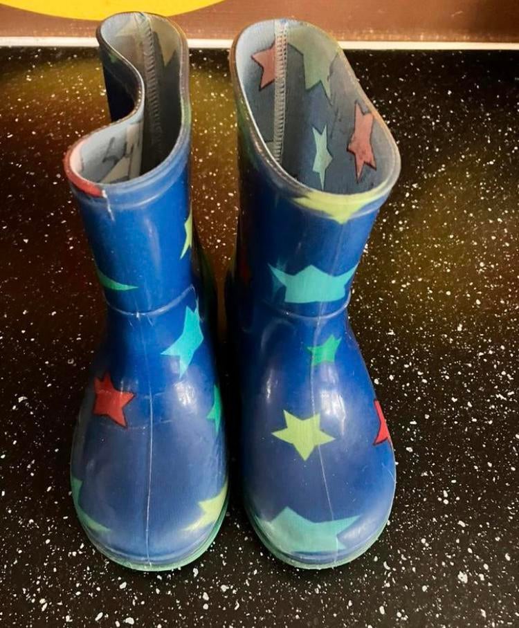 Regenlaarsjes maat 23, Kinderen en Baby's, Kinderkleding | Schoenen en Sokken, Ophalen, Gebruikt