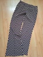Broek travelstof. Ambika. Maat M. Paars/ecru/bruin, Maat 38/40 (M), Paars, Ophalen of Verzenden, Zo goed als nieuw