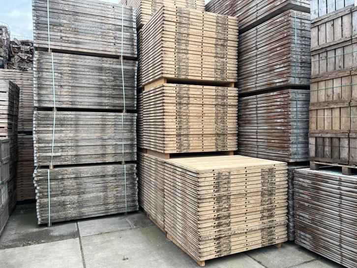 Steenshotten Hardhout , circa 111x140 (47mm dik), Tuin en Terras, Terrasdelen en Vlonders, Gebruikt, Hout, Ophalen of Verzenden