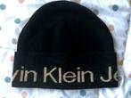 Nieuw met label - Calvin Klein zwarte beanie - 40% Wool, Maat 38/40 (M), Nieuw, Ophalen of Verzenden, Calvin Klein