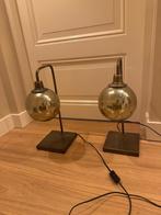 bureaulampen, sierlampen 2x indentiek, Ophalen of Verzenden, Zo goed als nieuw, Glas, Eclectisch