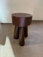 heavy wooden stool, Huis en Inrichting, Ophalen, Gebruikt, Hout