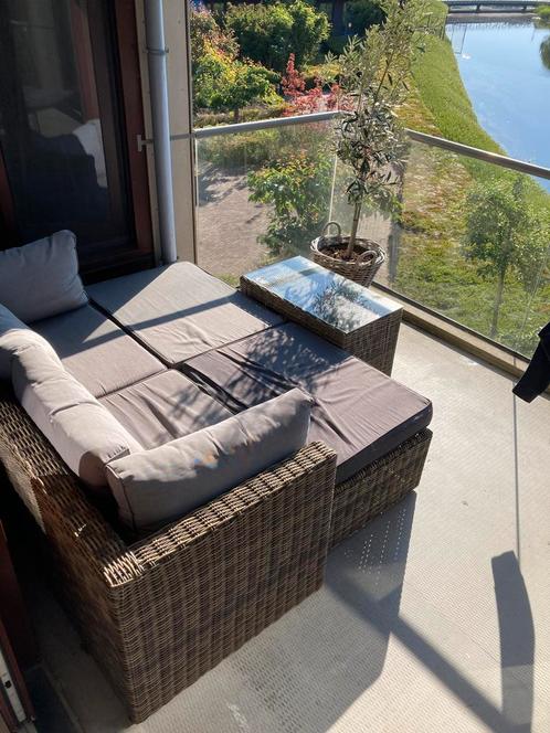 Tuin loungeset, Tuin en Terras, Tuinsets en Loungesets, Gebruikt, Loungeset, 4 zitplaatsen, Bank, Ophalen