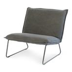 Loods 5 Loveseat Donkergrijs - Lichte Vlekken, Ophalen, Gebruikt, Stof, 75 tot 100 cm