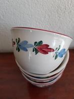 VIC's kommen boerenbont decor *eureka*, Ophalen of Verzenden, Zo goed als nieuw, Kom(men), Aardewerk