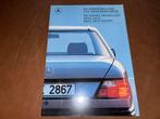 Folder Mercedes-Benz W124 diesel 1987 (200D, 250D, 300D), Ophalen of Verzenden, Zo goed als nieuw, Mercedes