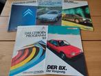 5 Brochures Citroën jaren 80 Duitstalig, Citroën, Ophalen of Verzenden, Zo goed als nieuw