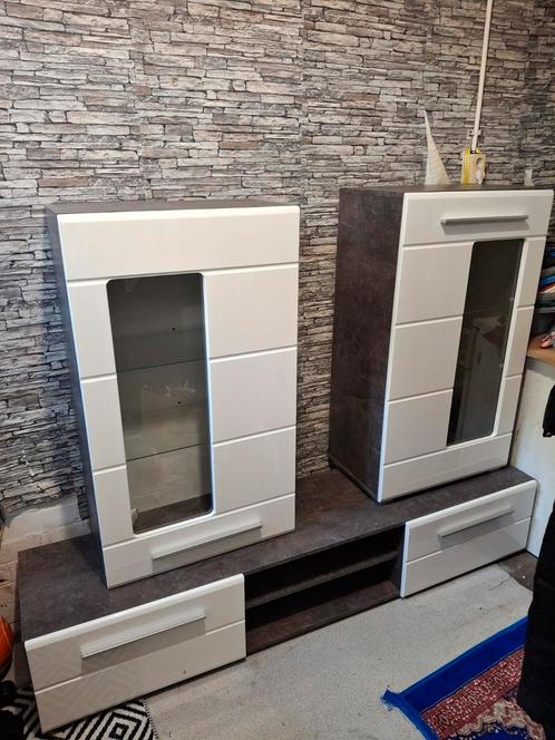Tv-meubel combinatie met kasten, Huis en Inrichting, Kasten | Televisiemeubels, Gebruikt, 150 tot 200 cm, 200 cm of meer, 25 tot 50 cm