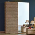 SHOWMODEL Schuifdeurkast Almila Origami met spiegel, Kast, 50 tot 70 cm, Nieuw, 105 cm of meer