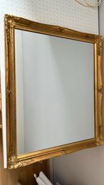 Brocante spiegel goudkleurig, Ophalen of Verzenden, Rechthoekig, 50 tot 100 cm, Minder dan 100 cm