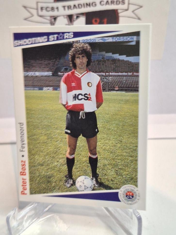 Peter Bosz - Feyenoord - Shooting Stars 91/92, Verzamelen, Sportartikelen en Voetbal, Zo goed als nieuw, Poster, Plaatje of Sticker