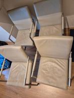 Eetkamerstoelen, Huis en Inrichting, Stoelen, Ophalen, Gebruikt, Overige kleuren, Leer
