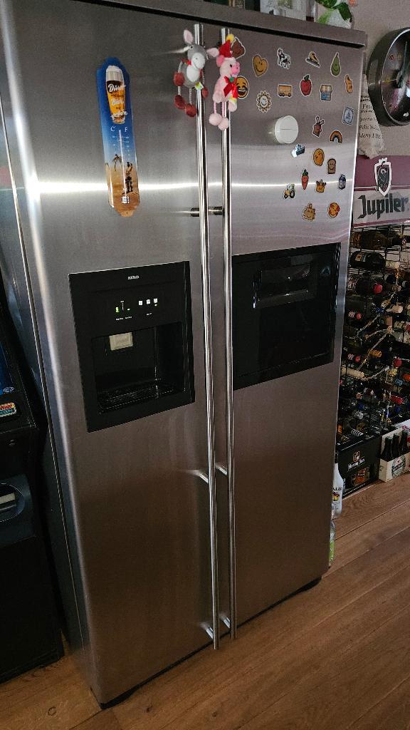 ATAG Side-by-Side Amerikaanse koelvriescombinatie, Witgoed en Apparatuur, Koelkasten en IJskasten, Gebruikt, Met aparte vriezer