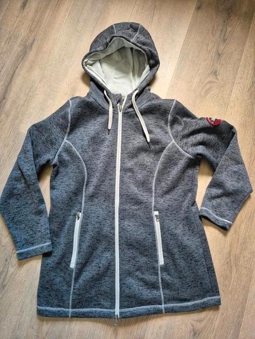 Tussenjas maat L - dames fleece, Kleding | Dames, Jassen | Winter, Gedragen, Maat 42/44 (L), Grijs, Ophalen of Verzenden