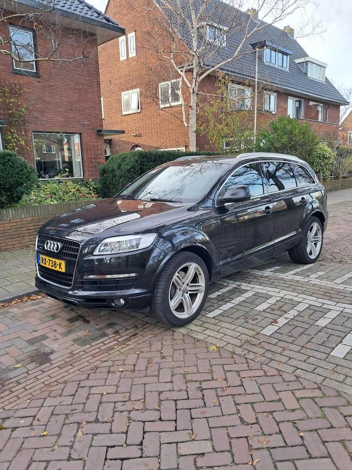 Audi Q7 3.6 206KW Quattro AUT 5ST 2007 Zwart, Auto's, Audi, Particulier, Q7, 4x4, ABS, Airbags, Airconditioning, Alarm, Bluetooth
