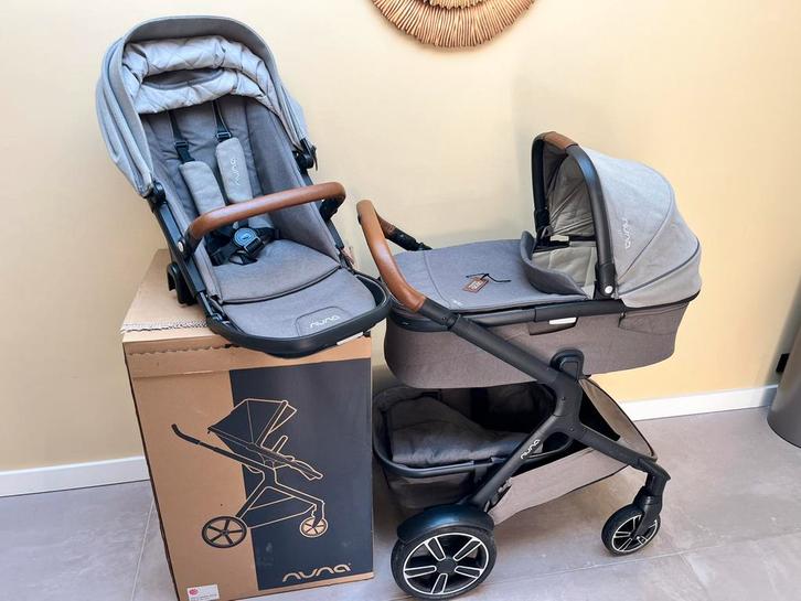 Nuna Demi Grow Oxford kinderwagen, Kinderen en Baby's, Kinderwagens en Combinaties, Gebruikt, Kinderwagen, Overige merken, Duowagen