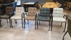 Set van vier maal eetkamerstoel Ryan van MX Sofa, Ophalen, Nieuw, Metaal, Vier