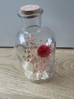 Decoratieve glazen fles met droogbloemen Sissy Boy, Overige kleuren, Ophalen of Verzenden, Minder dan 50 cm, Glas