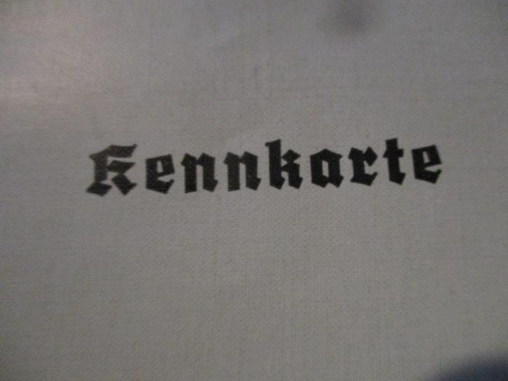 3e Rijk Kennkarte, Verzamelen, Militaria | Tweede Wereldoorlog, Overige soorten, Foto of Poster, Duitsland, Verzenden