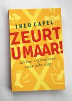 ZEURT U MAAR! Theo Capel GRATIS VERZENDING, Verzenden, Nieuw, Nederland