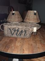 Riviera Maison Wijnmandje Rustic Rattan, Huis en Inrichting, Ophalen of Verzenden, Zo goed als nieuw, Rond, Riet