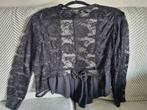 Lief kanten kort bolero jasje maat 36-38. Heel, Ophalen of Verzenden, Zo goed als nieuw, Maat 36 (S), Zwart
