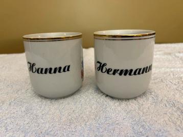 Decoratie Bekers Hermann & Hanna beschikbaar voor biedingen