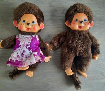 monchhichi jongen en meisje 19 cm beschikbaar voor biedingen