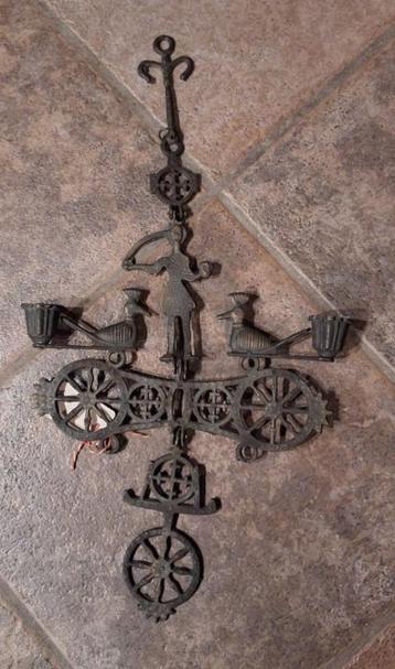 Nostalgische /brocante  kaarsen raamhanger beschikbaar voor biedingen