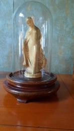 Danseres art nouveau Tanagra att T.Deck met glazen dome, Ophalen of Verzenden