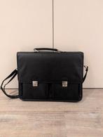 Leren Look Akte Tas - Nieuw!, Overige merken, Zwart, Nieuw, Ophalen of Verzenden