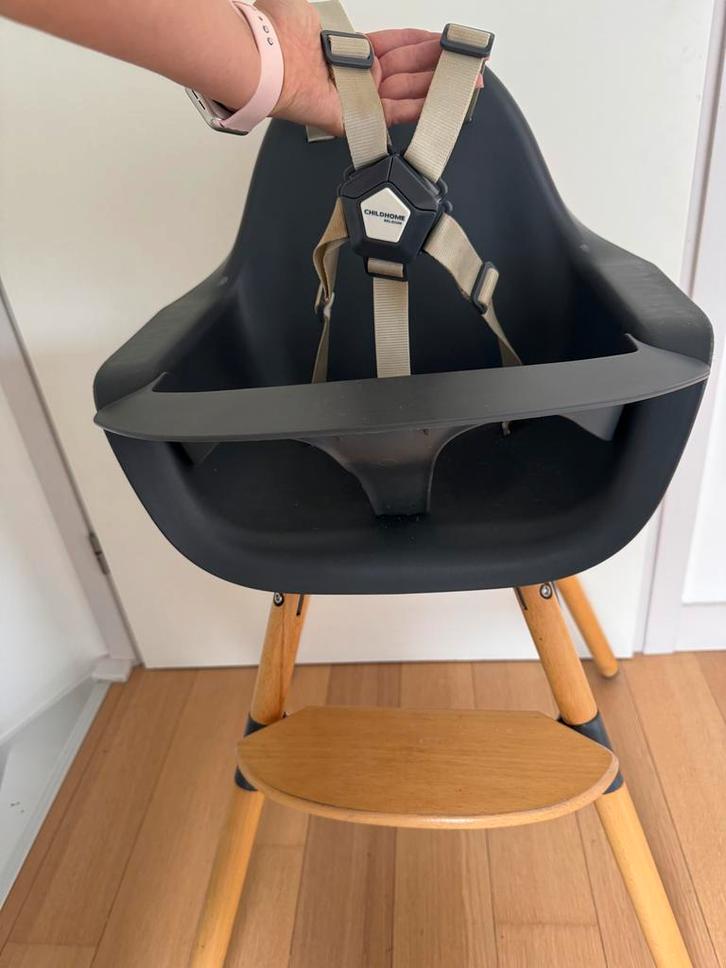 Childhome Kinderstoel - Gebruikt, Goede Staat, Kinderen en Baby's, Kinderstoelen, Gebruikt, Meegroeistoel, Afneembaar eetblad