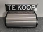 Brabantia rvs broodtrommel met schuifdeksel z.g.a.n., Ophalen, Zo goed als nieuw