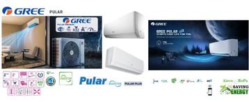 GREE PULAR INVERTER WARMTEPOMP  3.5KW - 7KW  WIFI R32  beschikbaar voor biedingen