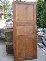 202 x 80,7 mooie oude houten drievlaks paneeldeur