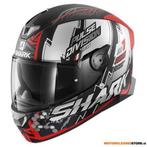 Shark SHARK SKWAL 2 NOXXYS Mat, Zwart-Rood-Zilver, Motoren, Ophalen of Verzenden, Nieuw met kaartje