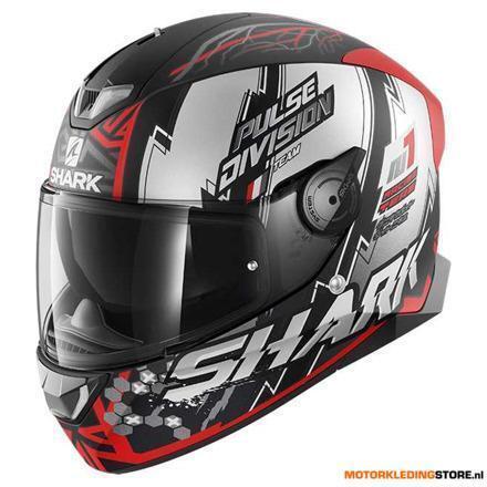 Shark SHARK SKWAL 2 NOXXYS Mat, Zwart-Rood-Zilver, Motoren, Kleding | Motorhelmen, Nieuw met kaartje, Ophalen of Verzenden