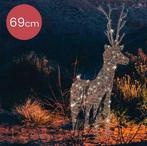 Set Rotan Rendieren Van 3 Stuks. Met Ledverlichting en Timer, Ophalen of Verzenden, Nieuw