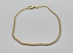 Gouden vintage schakel armband  gourmetschakel. 2025/413., ., Ophalen of Verzenden, Zo goed als nieuw, .