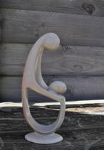 Beeld Sculptuur Speksteen Moeder en Kind 23 cm, Ophalen of Verzenden
