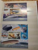 Postzegelverzameling zeppelin luchtvaart, Ophalen of Verzenden