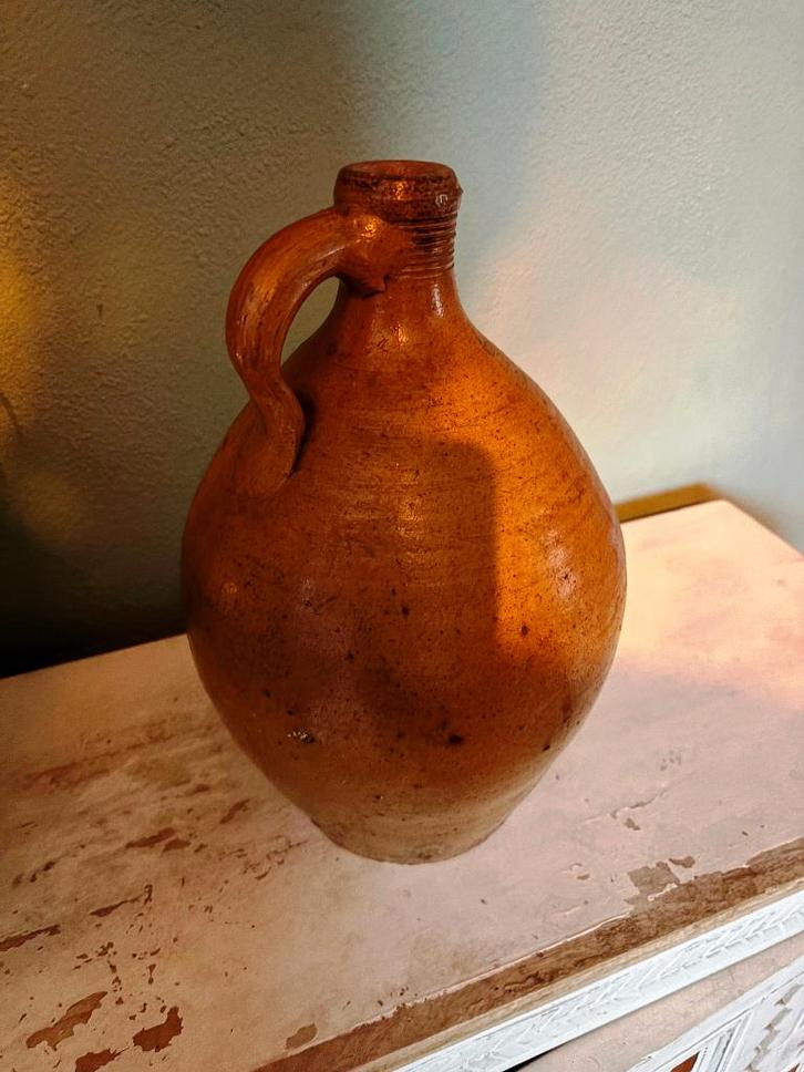 Antieke aardewerk kruik, Antiek en Kunst, Antiek | Keramiek en Aardewerk, Ophalen of Verzenden