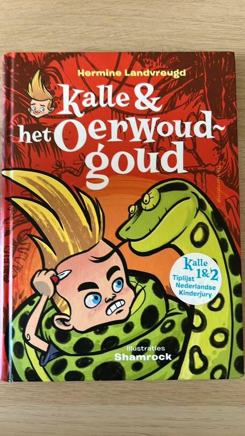 Hermine Landvreugd - Kalle en het oerwoudgoud, Boeken, Kinderboeken | Jeugd | onder 10 jaar, Zo goed als nieuw, Ophalen of Verzenden