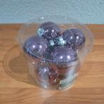 Kerstballen paars glas, Diversen, Kerst, Ophalen of Verzenden, Nieuw