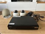 Compleet Samsung Hanwha Wisenet camerasysteem, NP €2200, Ophalen of Verzenden, Zo goed als nieuw, Buitencamera