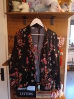 Bloemen Jasje Tramontana - Maat L, Tramontana, Zwart, Maat 42/44 (L), Ophalen of Verzenden